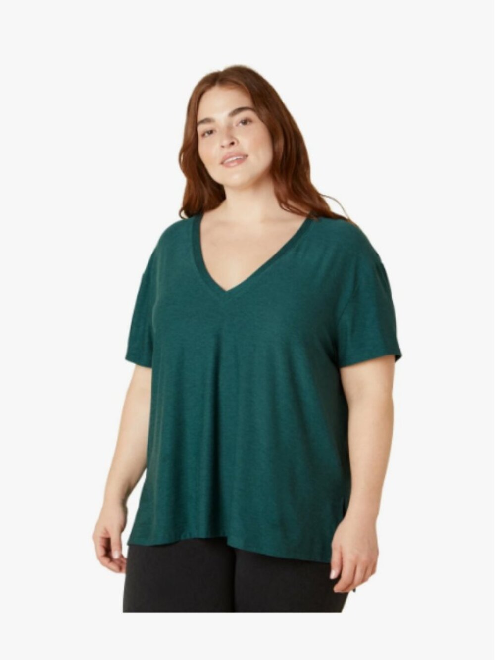 Beyond Yoga Featherweight Split Up Long Tee; Size: Large; NWT; Color: Deep Sea